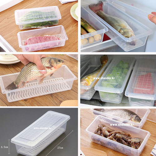 일본 냉장 냉동 생선 보관 용기