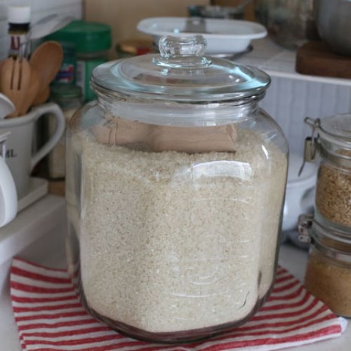 피너츠자 유리쌀통 유리저장용기 (3kg 5kg 7kg)