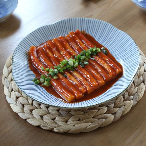 (일본그릇) 하나 빗살 찬기 접시 개인접시